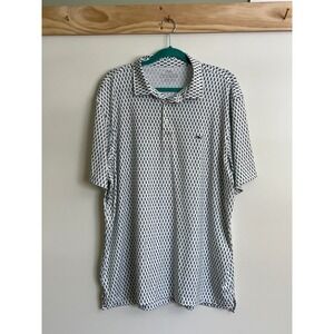 Vineyard Vines Sankaty Polo Kentucky Derby Dollar Signs Men Size XL